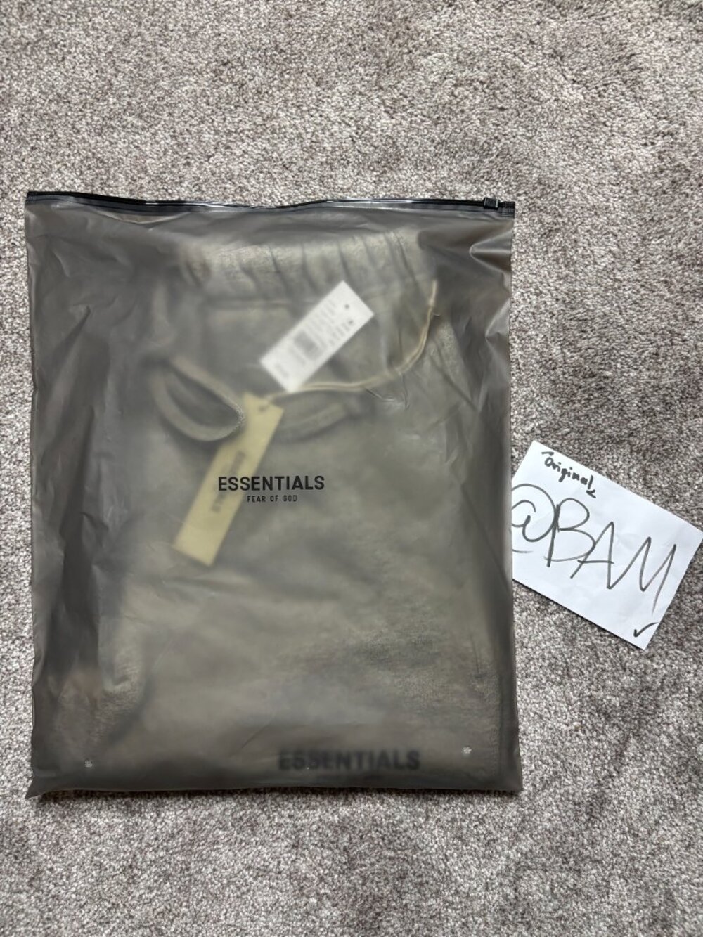 FOG - Fear of God Essentials Dark Oatmeal Shorts - (READ DESCRIPTION) - Picture 10 of 10